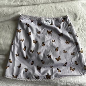 Princess Polly Butterfly Print Skirt